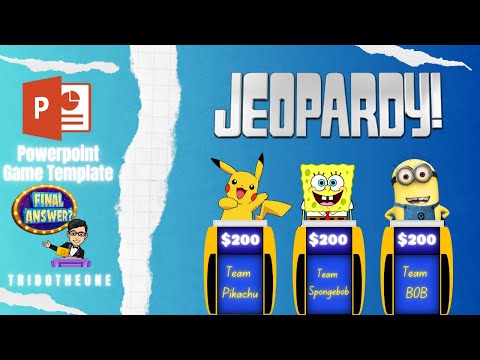 Jeopardy but it's on PPT - (With scoreboard & timer) 📺🙋 Free PowerPoint Game