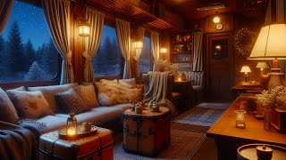Orient Express ASMR   A Journey From Istanbul to Paris 1930 in a cozy Cabin with Rain Sound
