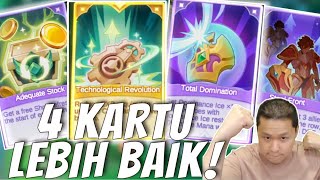 4 KARTU MANTAP!! NAIK SLOT BISA, NGEROLL BISA,, LINEUP KERAS JG OKE!!