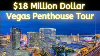 The Martin $18 Million Las Vegas Penthouse!  360 Sweeping Strip Views! MUST SEE - Tour With Me!
