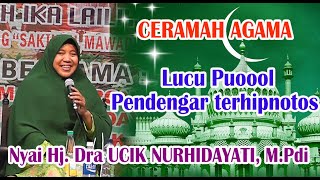 Hj  UCIK NURHIDAYATI Dari Pasuruan - Ceramah yang bikin Pendengar terhipnotis #Ngaji_Jos