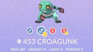 ✨Shiny croagunk. Shiny from research. Shiny no. 453 #pokémongo #shinypokémon #shinygamingsg #shorts ✨Shiny croagunk. Shiny from research. Shiny no. 453 #pokémongo #shinypokémon #shinygamingsg #shorts