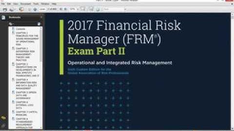 2017 FRM Part 2 GARP Package   YouTube