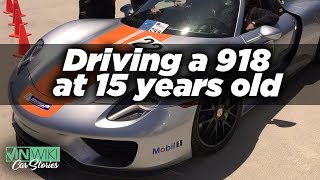 I got to drive a Porsche 918 at 15 years old