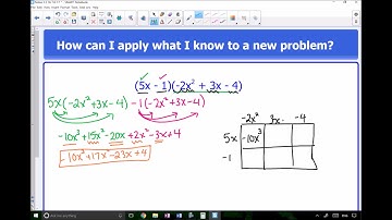 Video #2.2 - Multiplying Polynomials