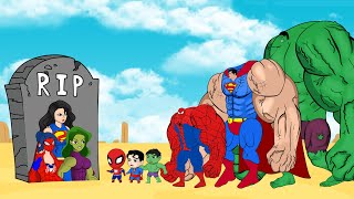 Rescue Team SHE HULK Family & SPIDER GIRL, SUPER GIRL : Who Is The King Of Super Heroes ?