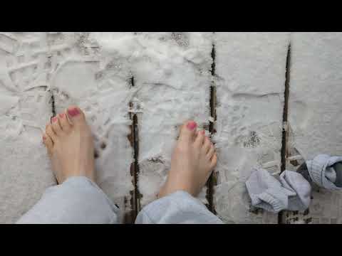 Walking in the snow!