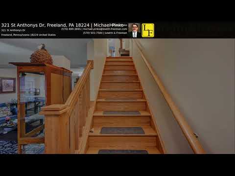 321 St Anthonys Dr, Freeland, PA home video tour