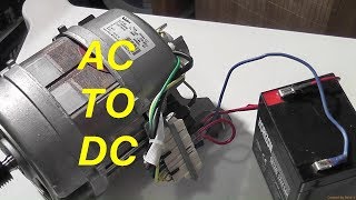 Easy Conversion of AC Washer Motor to 12VDC