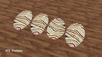 Rug 3D Models For Unity
