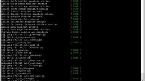 4x Time Lapse of OpenStack Mitaka Installation All In One