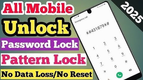 How To Unlock Forgotten Pattern Lock On Any Android Phone | Unlock Pattern Without Losing Data