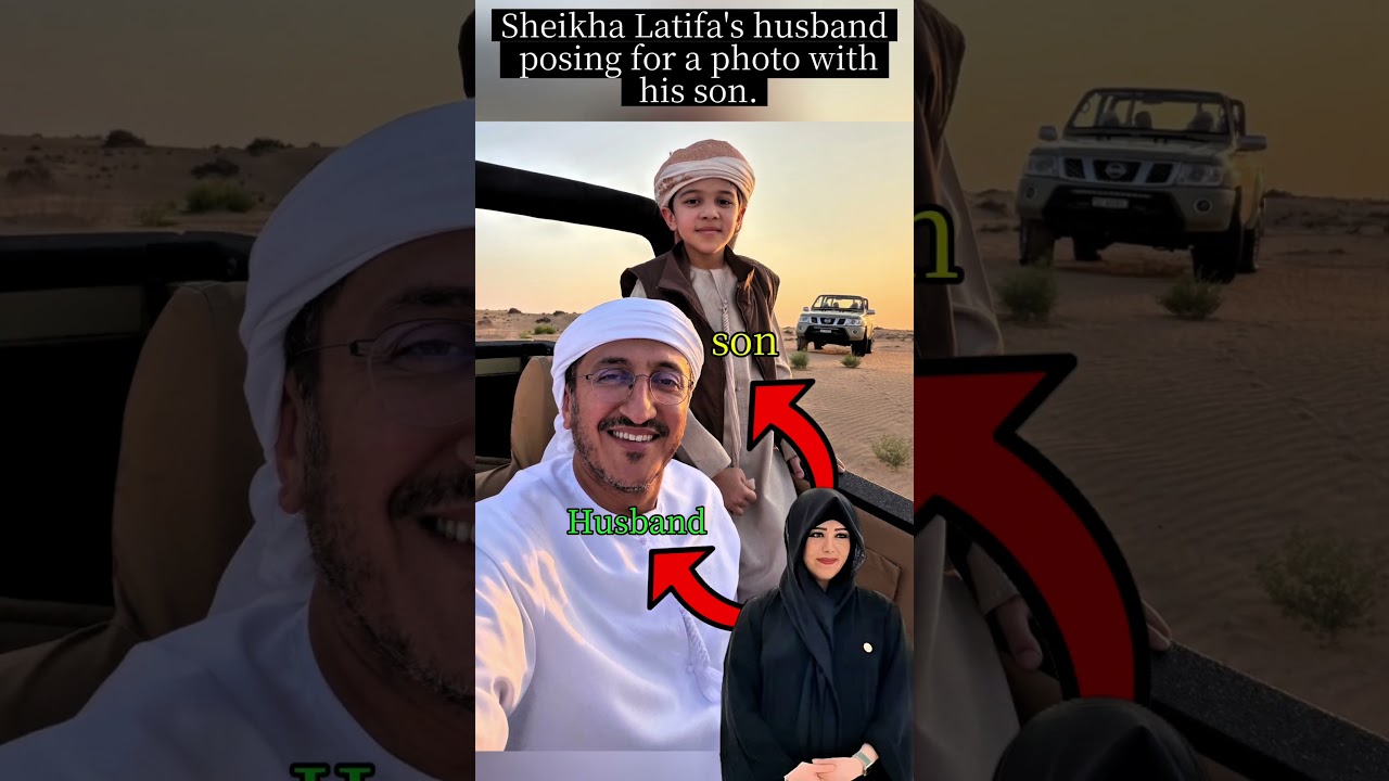 Sheikh Latifa's husband and Son together|| 