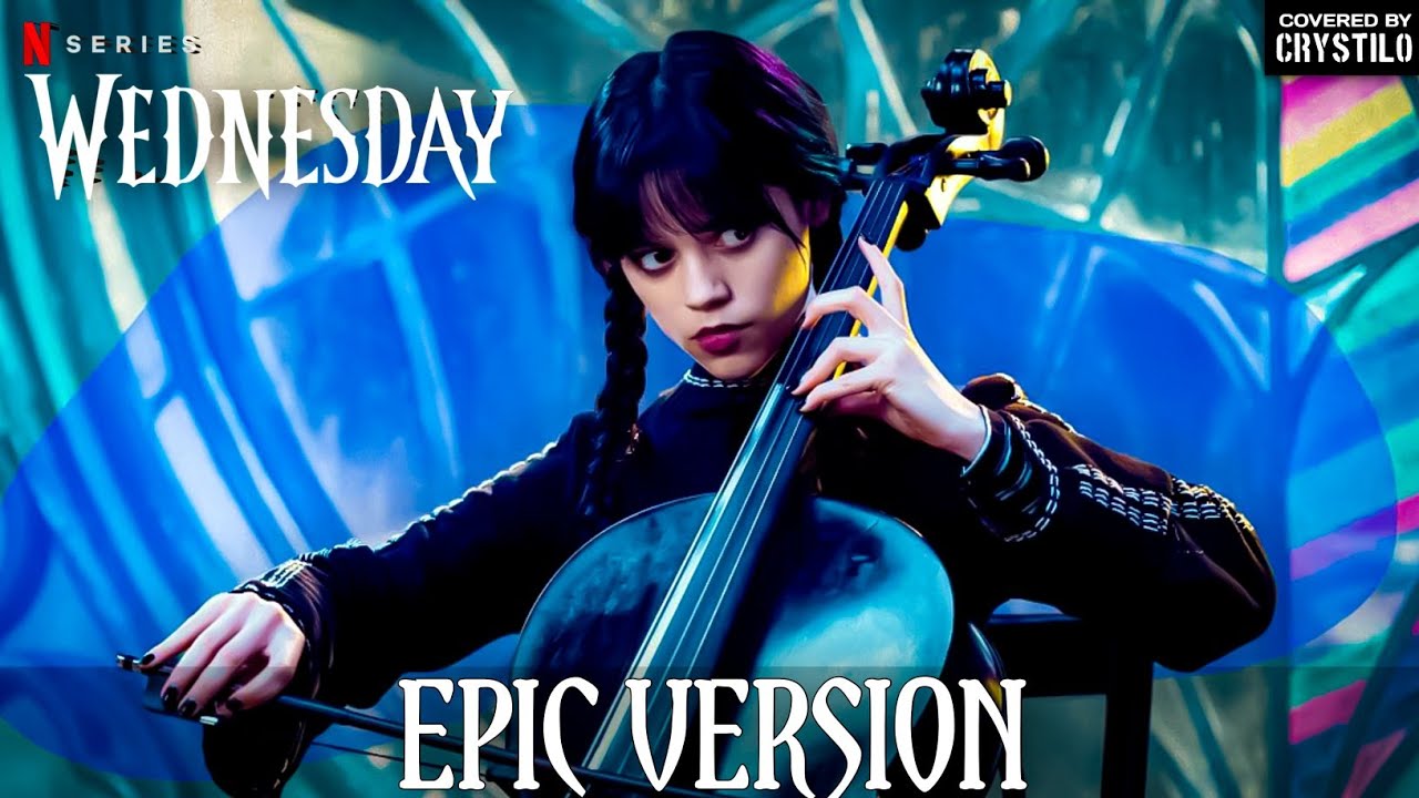 Wednesday Playing Cello Paint It Black EPIC VERSION YouTube