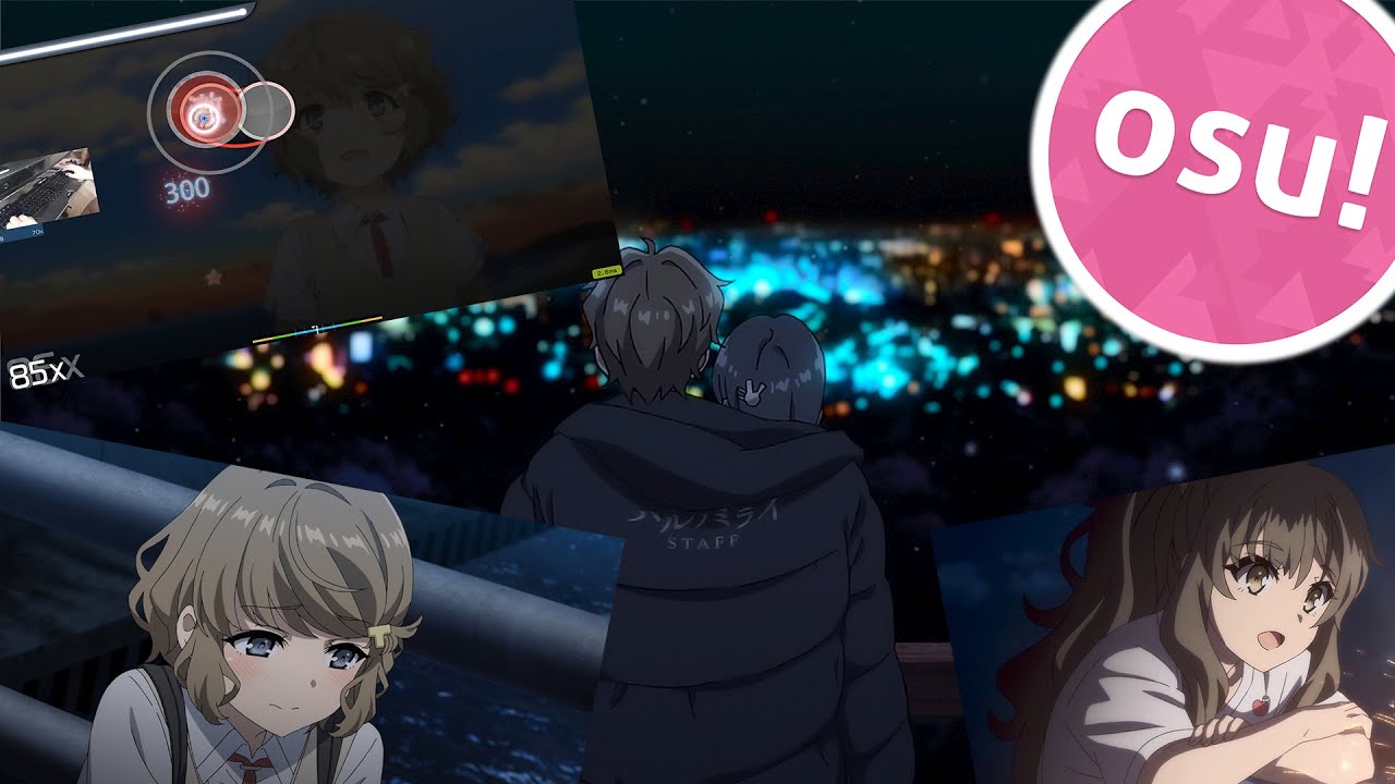 Playing osu! Fukashigi no Carte (Rascal Does Not Dream of Bunny Girl