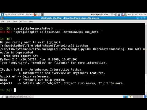 Load points from a shapefile with GDAL