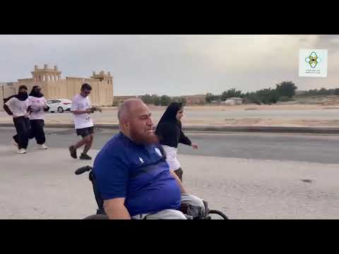 سباق الالوان نظمته جمعية المشي والجري بالأحساء في جبل الشعبة