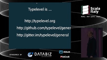 Scala Italy 2017: Miles Sabin - Typelevel In 2017