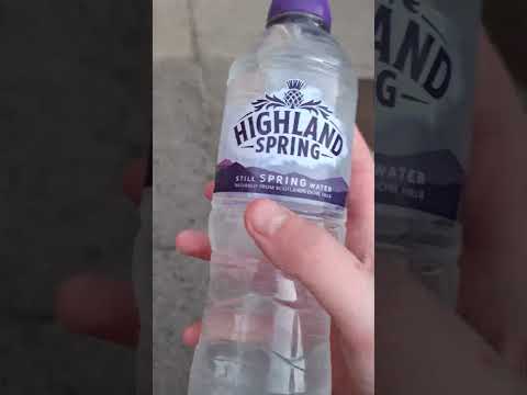 hanos babos higland spring water bottle