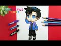 Cómo dibujar un PERSONAJE DE GACHA LIFE - Paso a paso
