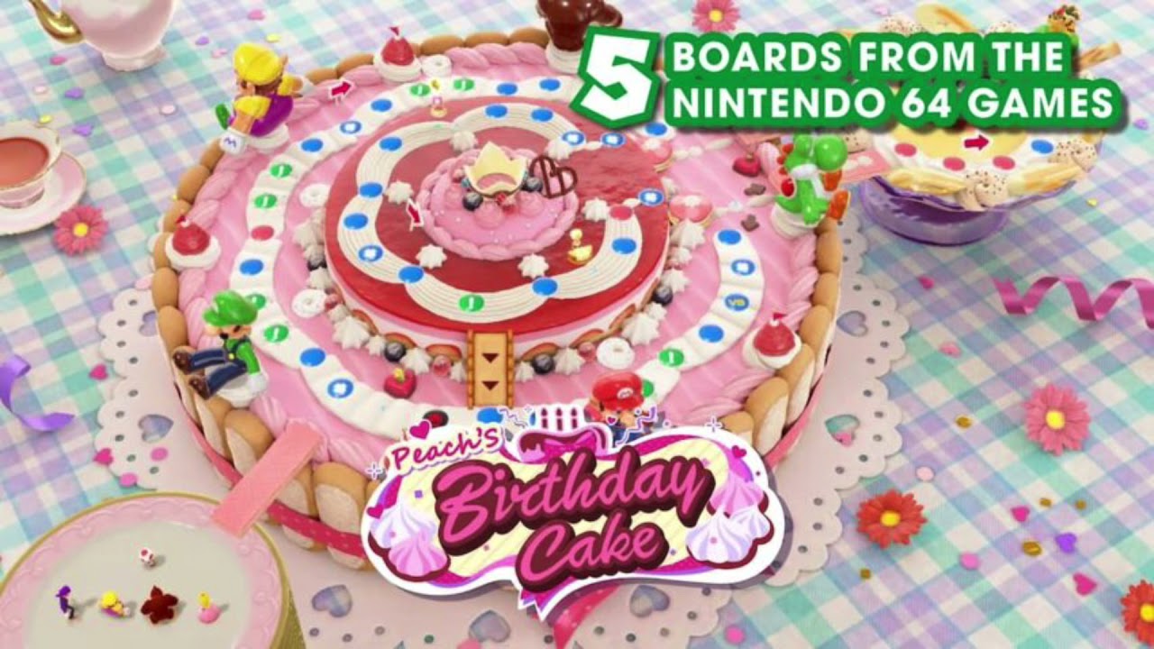 Peach’s Birthday Cake Mario Party Superstars (Original) YouTube