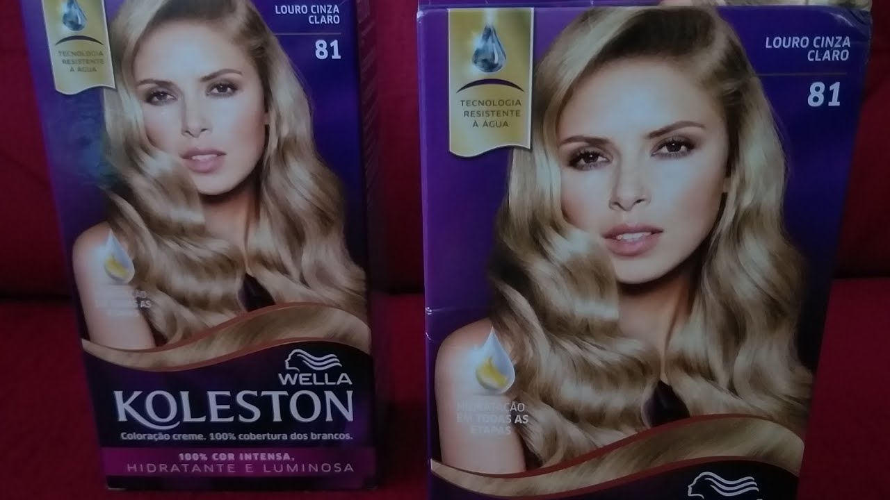 Pintando os Cabelos  - Koleston 81 - Loiro Cinza Claro