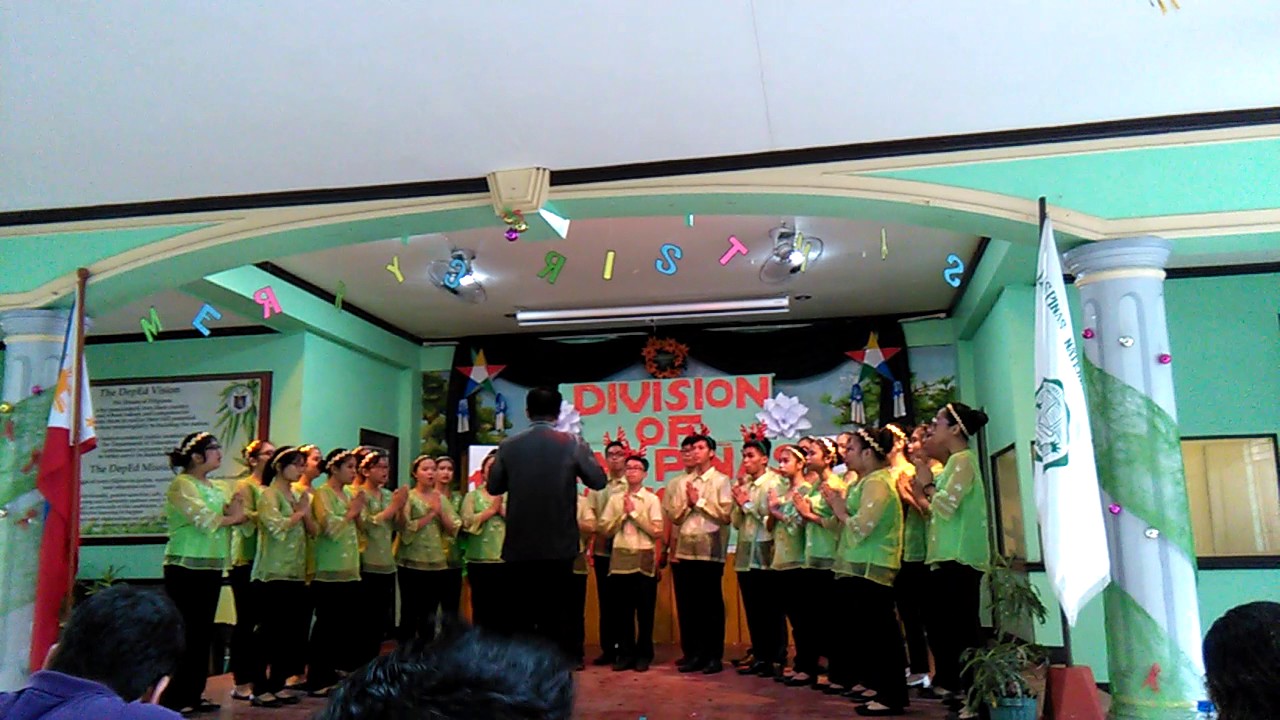 Las Piñas Science High School Champion in 1st DepEd Christmas Carol