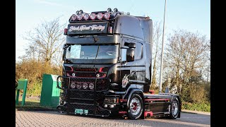 Black Forest Trucking Scania R580 V8 streamline Euro 6 LOUD open pipe sounds