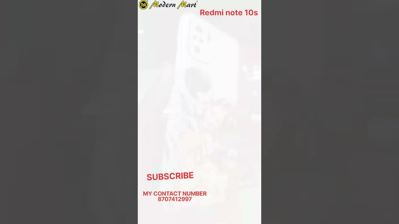 REDMI NOTE 10S MODERN MART MOBILE BACK SKIN 