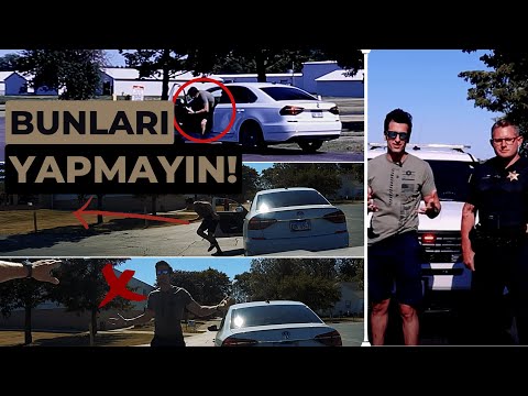 Amerika'da Polis Durdurduğu Zaman YAPMAMANIZ Gereken Şeyler! (What NOT to do during a Traffic Stop)