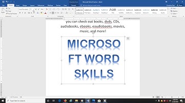 Microsoft Word: WordArt and Text Effects