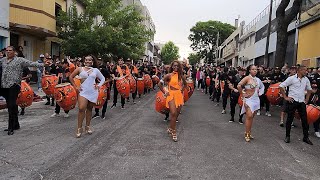 Comparsa Oké Olé. Desfile de Llamadas por el Día Nacional del Candombe. 03122023.