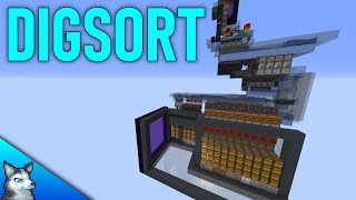 Minecraft Digsort - If you dig a big area YOU NEED THIS