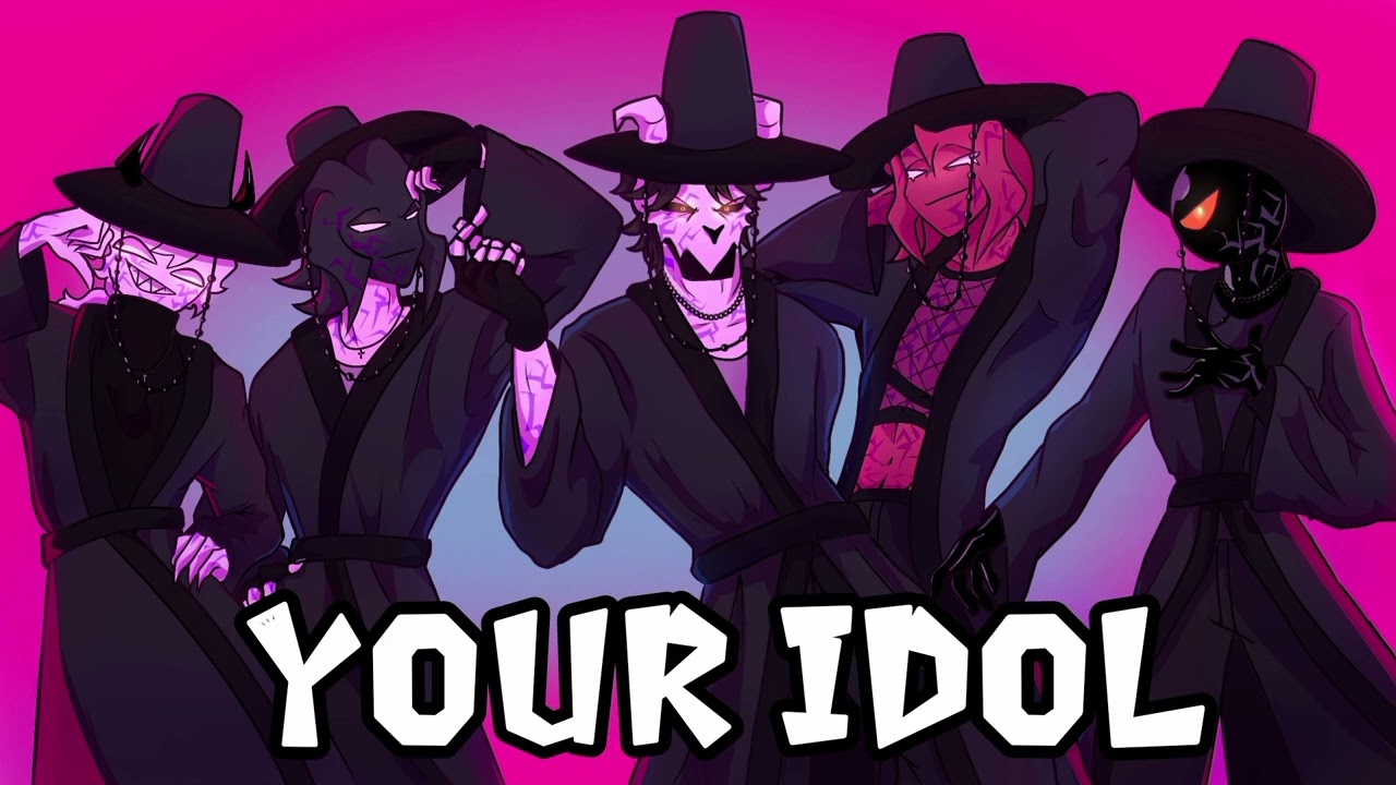 YOUR IDOL– FNF Cover ft. Tabi, AGOTI, Aldryx, Whitty & Selever (KPOP DEMON HUNTER) - SAJA BOYS