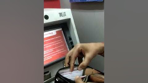 Biometric ATM withdrwal