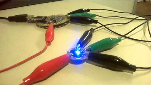 Lab 7: Lilypad - Fading RGB LED one at a time