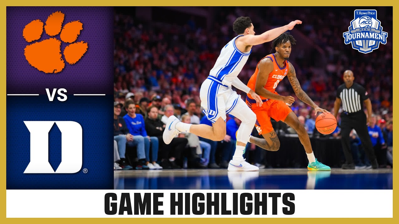 Clemson vs. Duke Game Highlights | 2026 T. Rowe Price ACC Men's ...