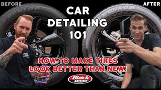 How to Give Tires the BetterThanNew Shine | Black Magic Tire Wet