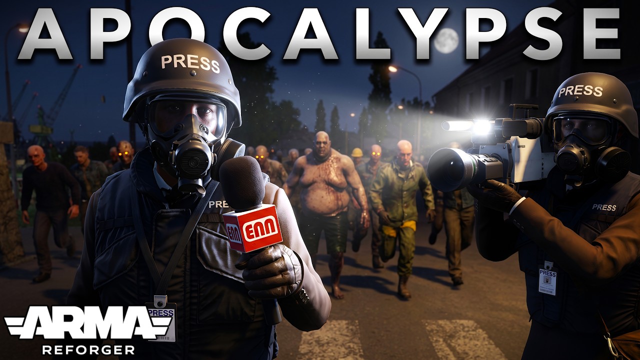 Reporting the News LIVE During a ZOMBIE APOCALYPSE!  | Arma Reforger