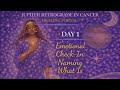 Jupiter Rx In Cancer Healing Portal Day 1 Emotional Check-In Naming What Is 