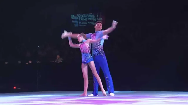 Lewis Walker and Isabella Montagna perform at the ...