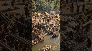 Ancient Dam Construction #relaxing #civilization #oddlysatisfying #construction #economy