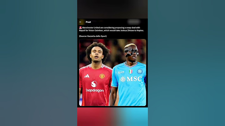 😱🤯Man United SWAP DEAL for Osimhen! Zirkzee to Napoli? 🔄⚽