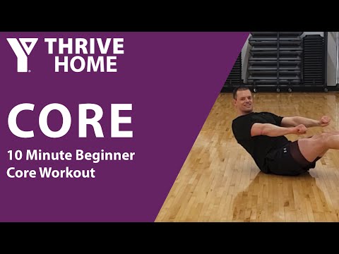 YThrive CORE 1: 10 Minute Beginner Core Workout