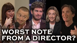 Do it less gay 24 movie stars including Cillian Murphy & Dakota Johnson reveal their worst note
