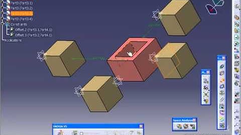 Tutorial Catia 113  Offset Constraint   YouTube