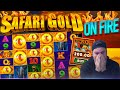 SAFARI GOLD MEGAWAYS STREAKING! Balance Boosting Big Wins!