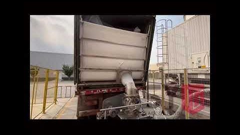 Container Liner bulk liner unloading video