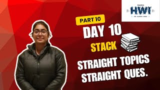 Day 10: Master Stack in DSA | From Basics to Interview-Level 🔥| Tech and Tales By Kashish