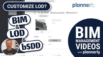 Using LOD + bSDD + Uniclass to create a BIM scope